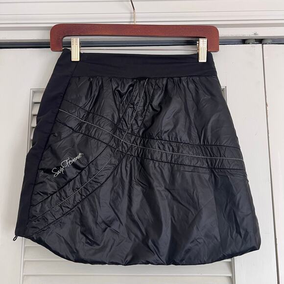 Swix Romsdal 2 Quilted Insulated Skirt Black Women’s Small Snow Winter Ski - Picture 6 of 7